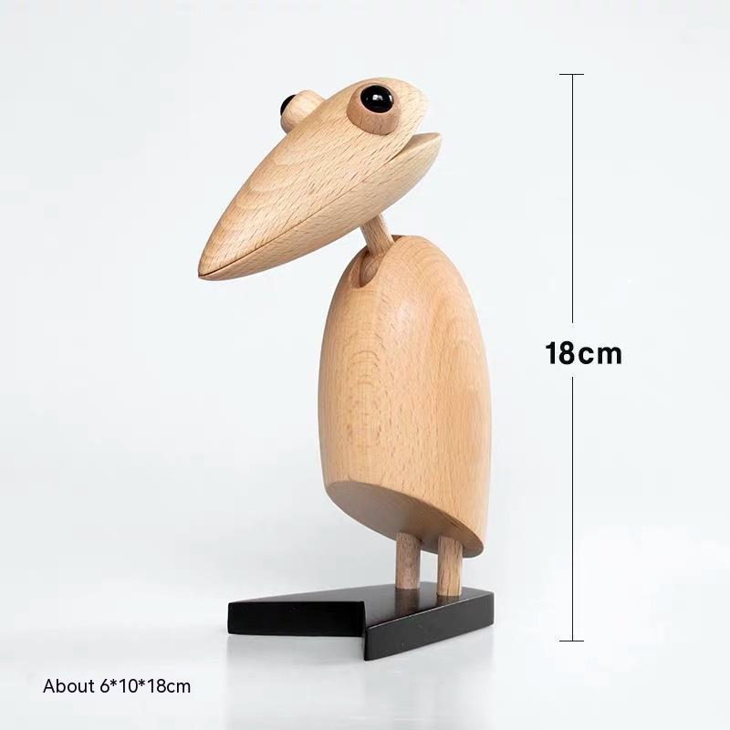 Office Wooden Crafts Animal Ornament