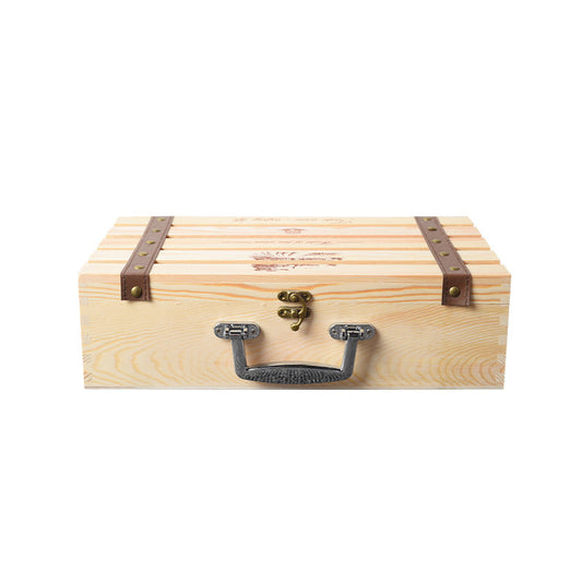 New Wooden  Box Wine And Beverage Bag