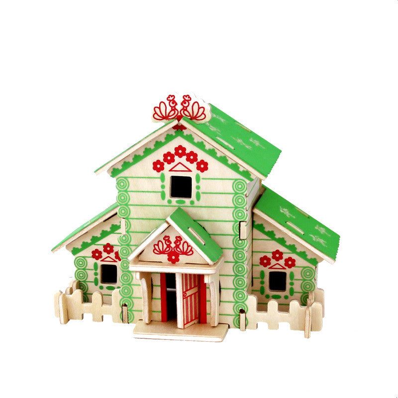 3d puzzle three-dimensional wooden puzzle