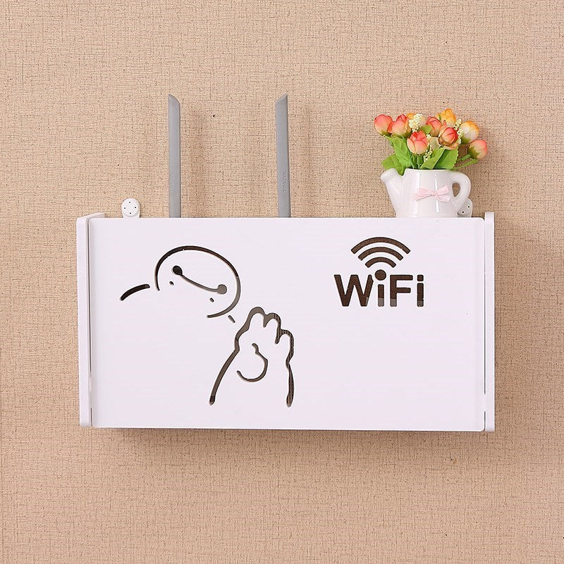 Eco friendly hanging Wifi Router Storage Boxes