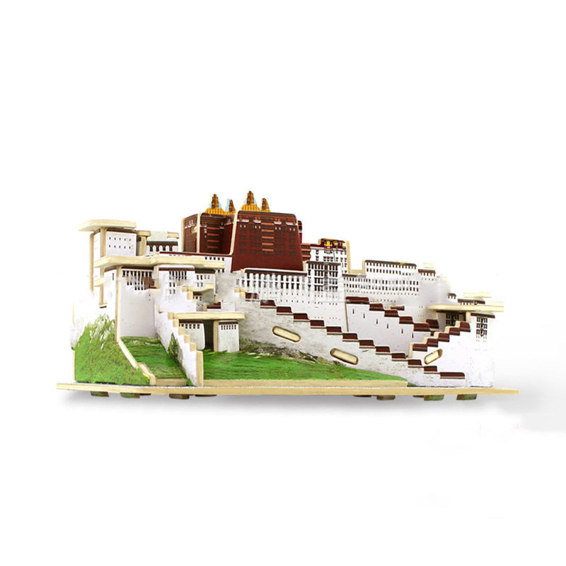 3d wooden three-dimensional puzzle