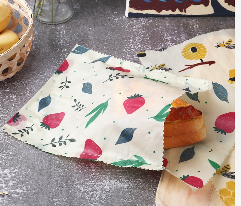 Grade Custom Size Pattern Reusable Eco Wrap Food Storage Bags
