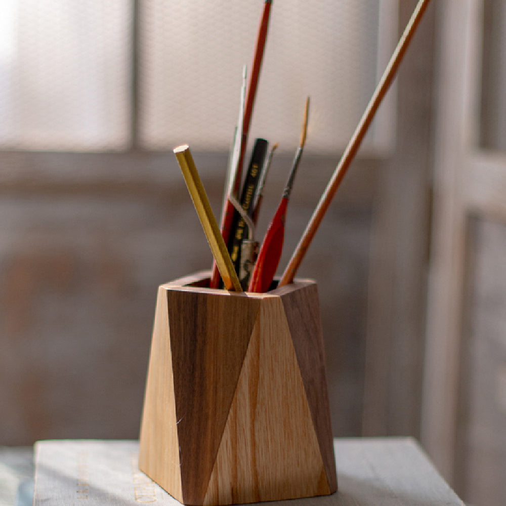 Fashion Retro Office Desktop Wooden Ornaments