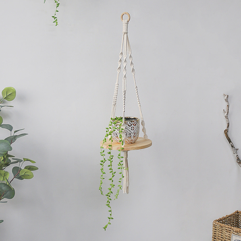 Homestay Home Furnishing Wood Wall Decoration Bay Window Balcony Shelf Gift