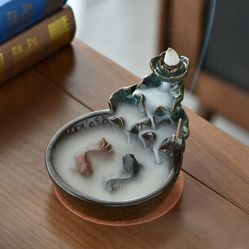 Every Year There Is A Lotus Flower Aroma Backflow Incense Burner