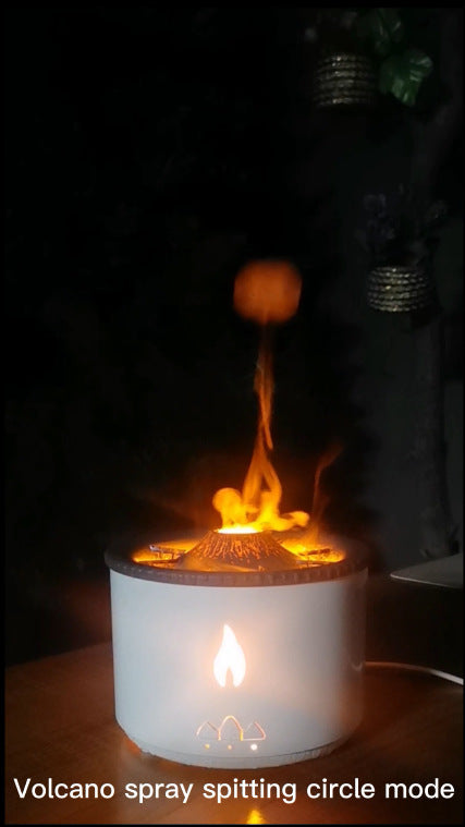 New Creative Volcano Aromatherapy Machine Spray Jellyfish Humidifier