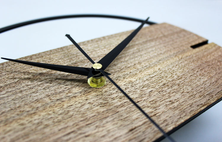 Home original wood simple wall clock