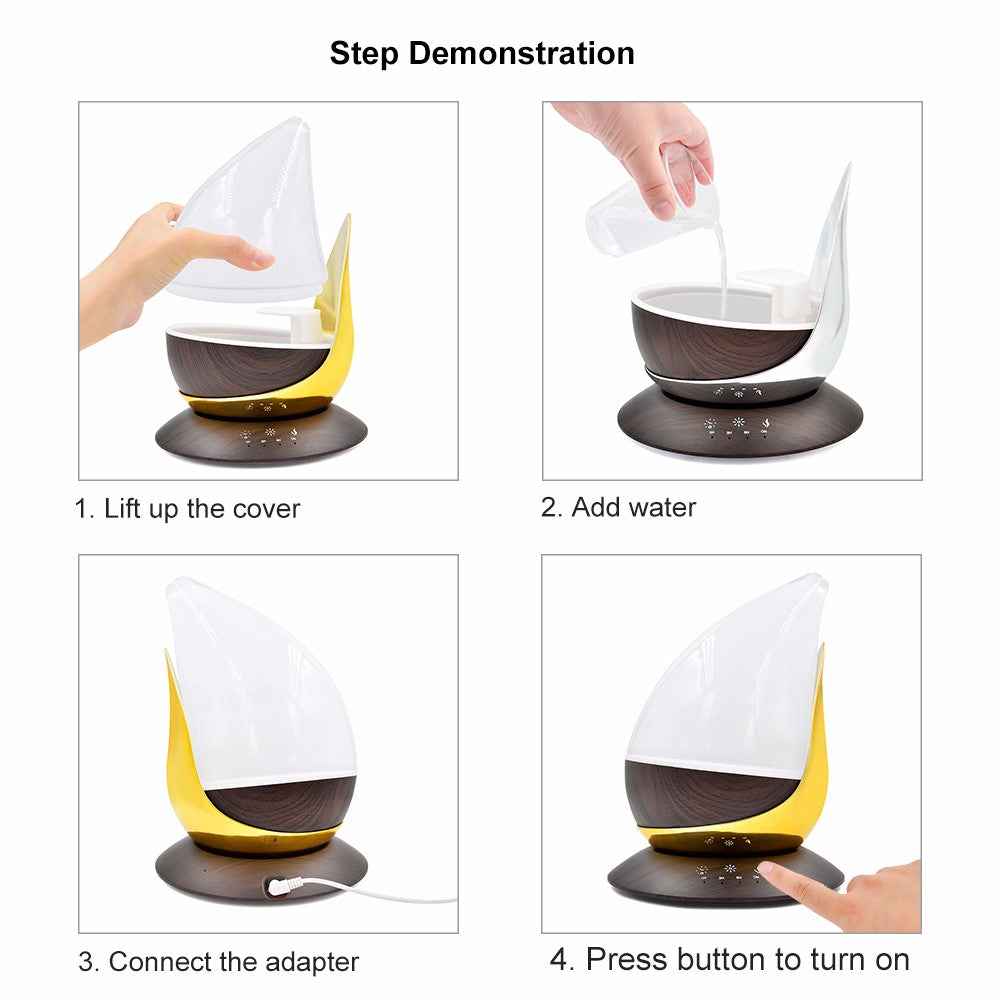 Creative Water Drop Aroma Diffuser Home Ultra-quiet