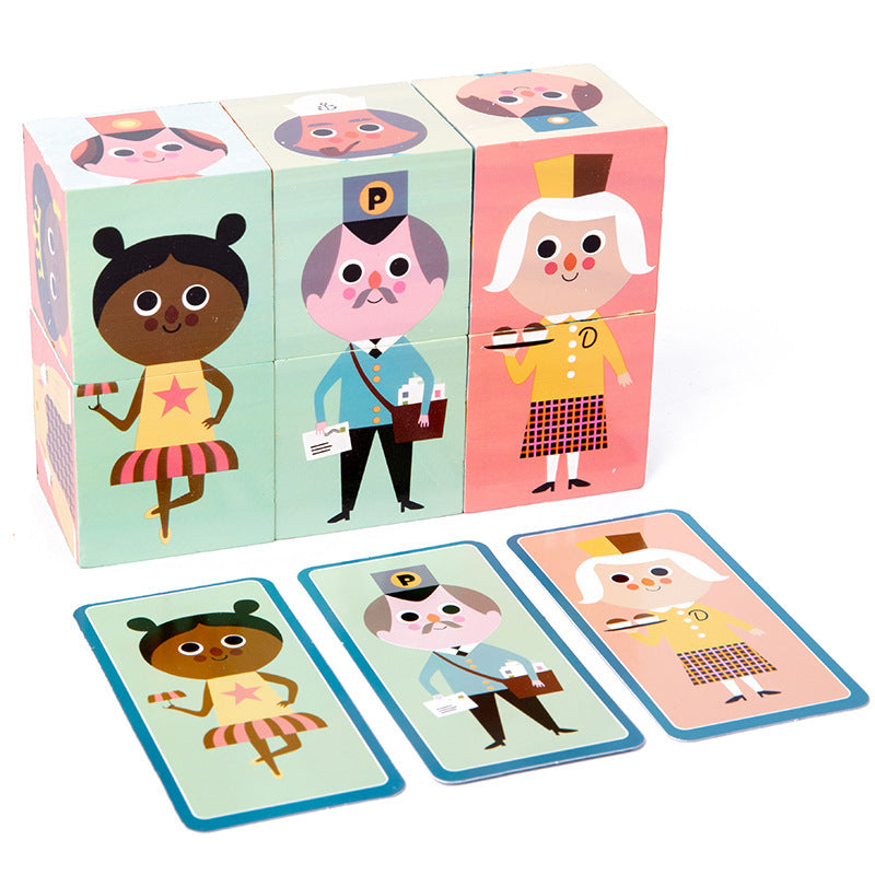 3D standing volume wooden toys