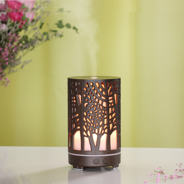 Hollow wood grain humidifier