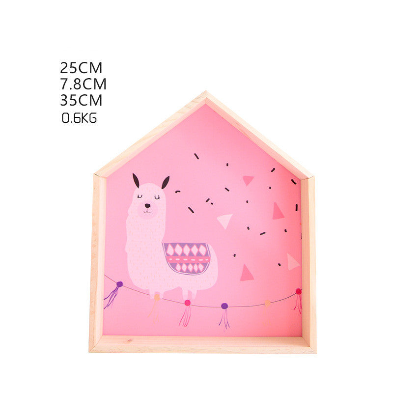 Room wall storage shelf decoration shelf