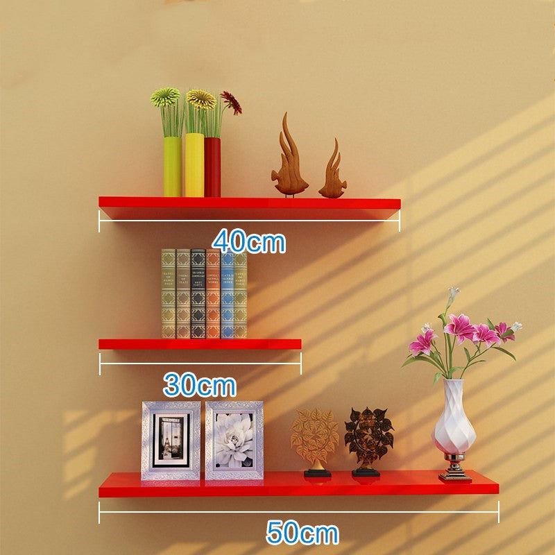 Traceless wall hanging shelf background wall shelf