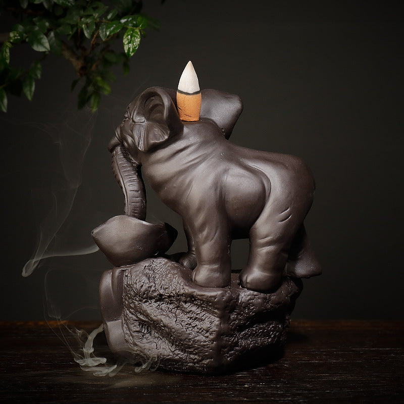 Elephant ornamental aromatherapy stove