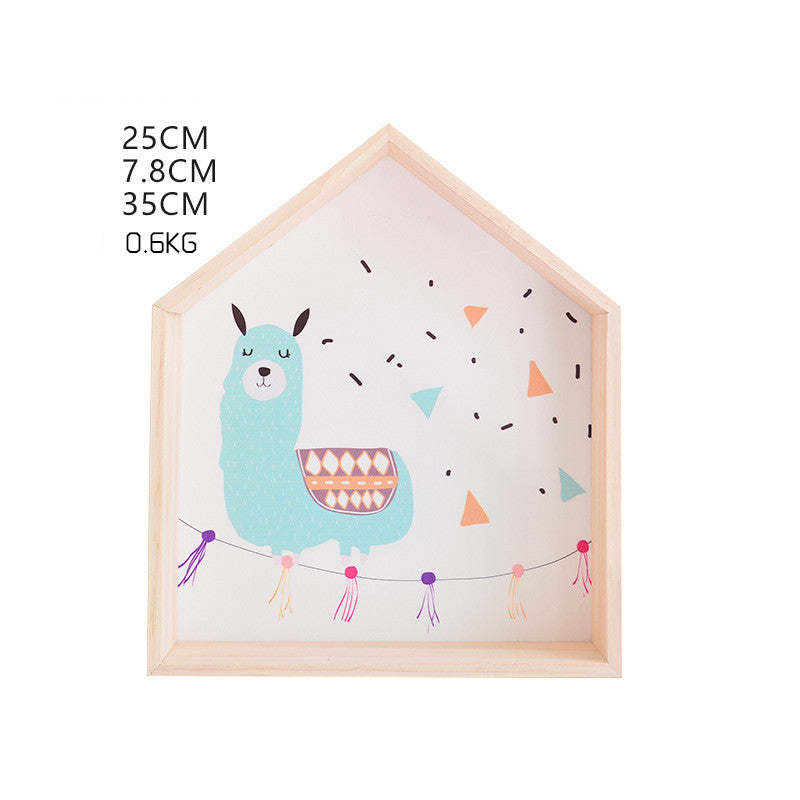 Room wall storage shelf decoration shelf