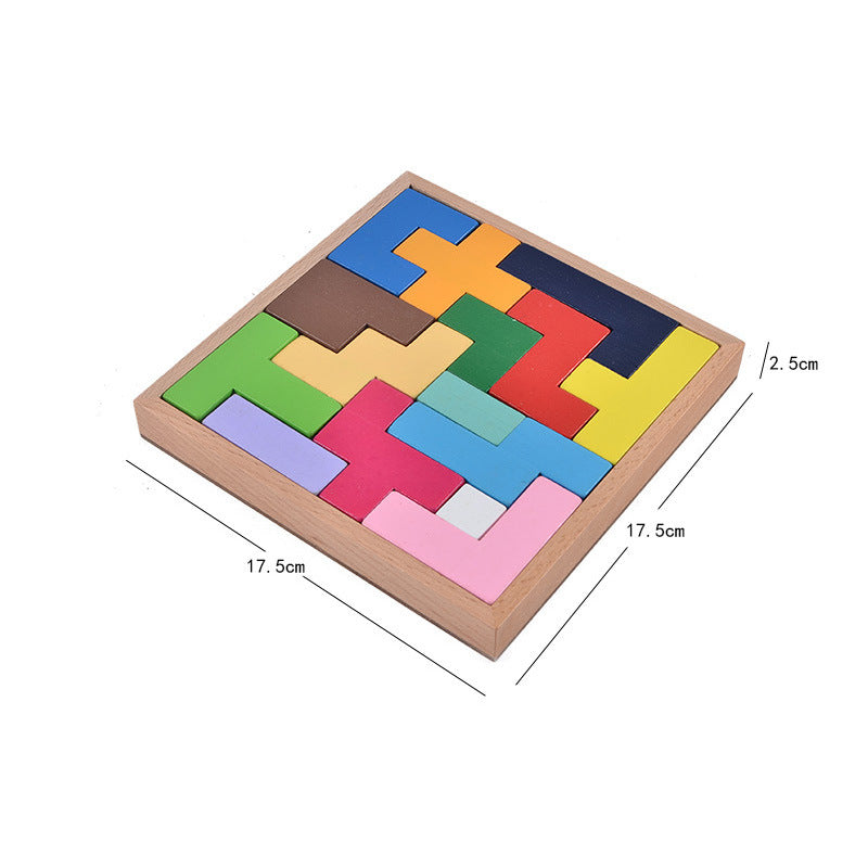 Children's Assembling Intellectual Building Wooden Toys