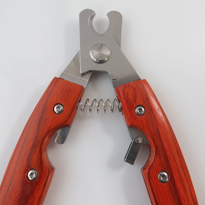 Pet Nail Clippers Set With Wooden Handle Dog Nail Clippers
