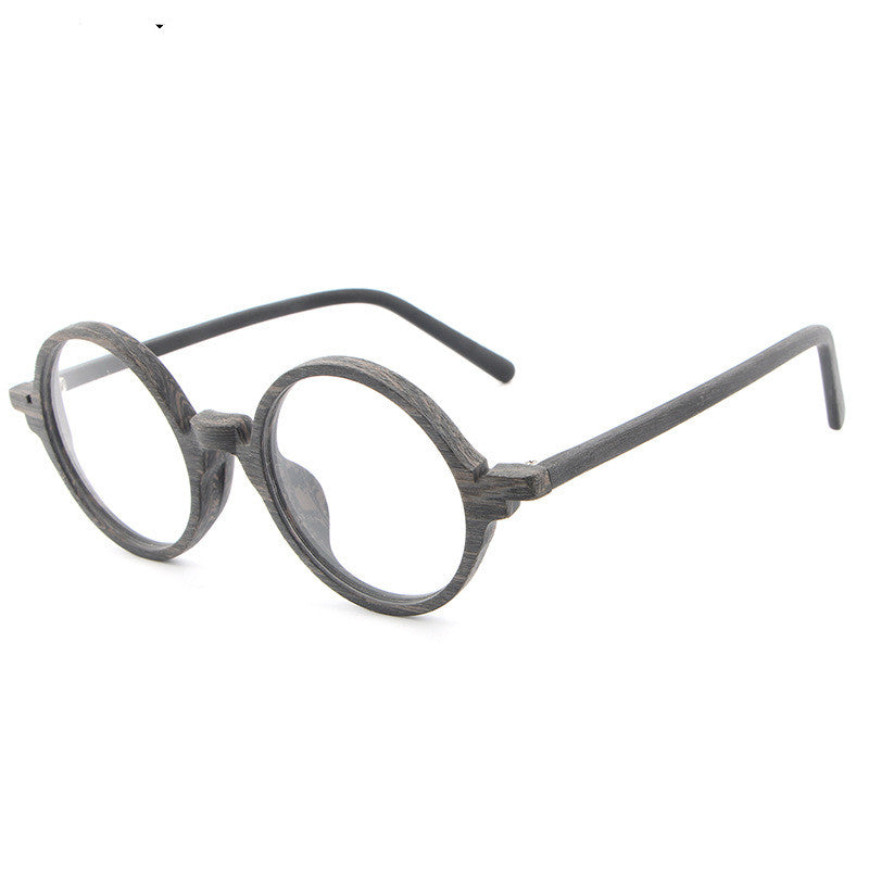 Plate wood grain glasses frame retro art new glasses