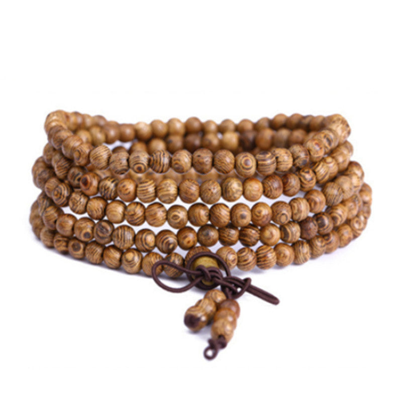 108 rosary chicken wings wooden bracelet