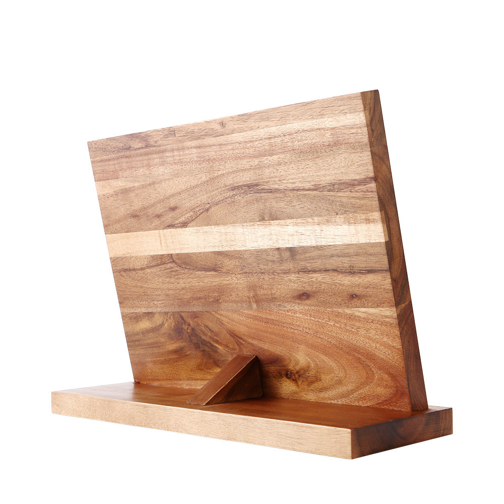 Kitchen solid wood magnetic knife holder