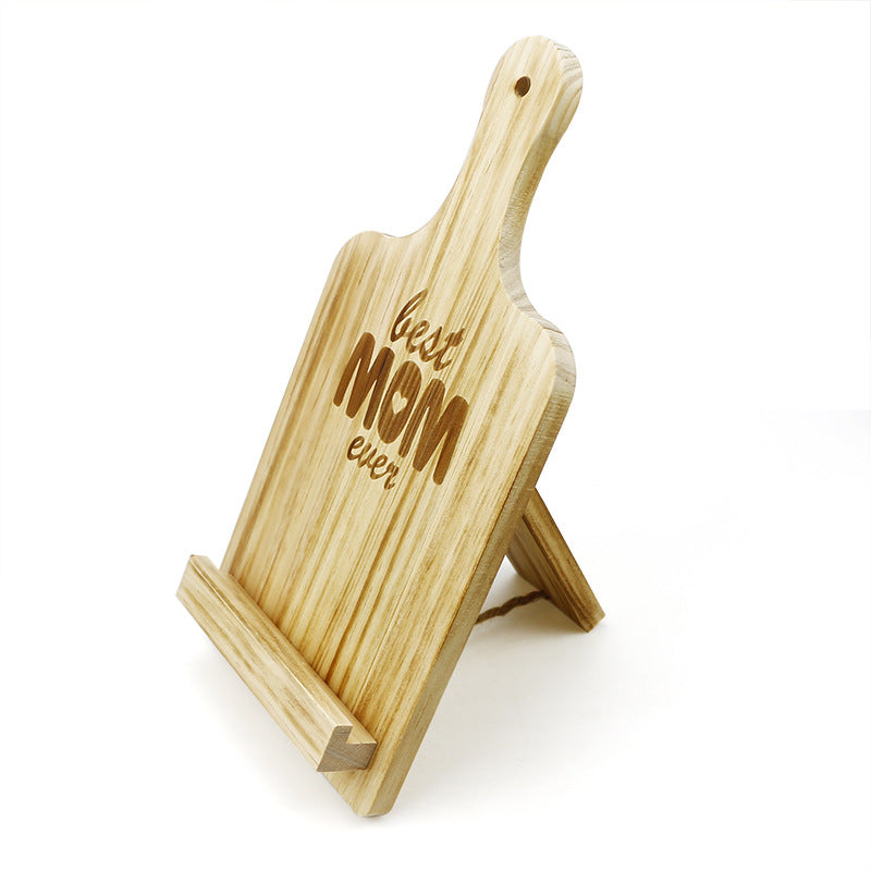 Fashion Personality Home Cookbook Wooden Stand