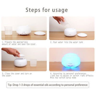 Imprinted wood grain air humidifier