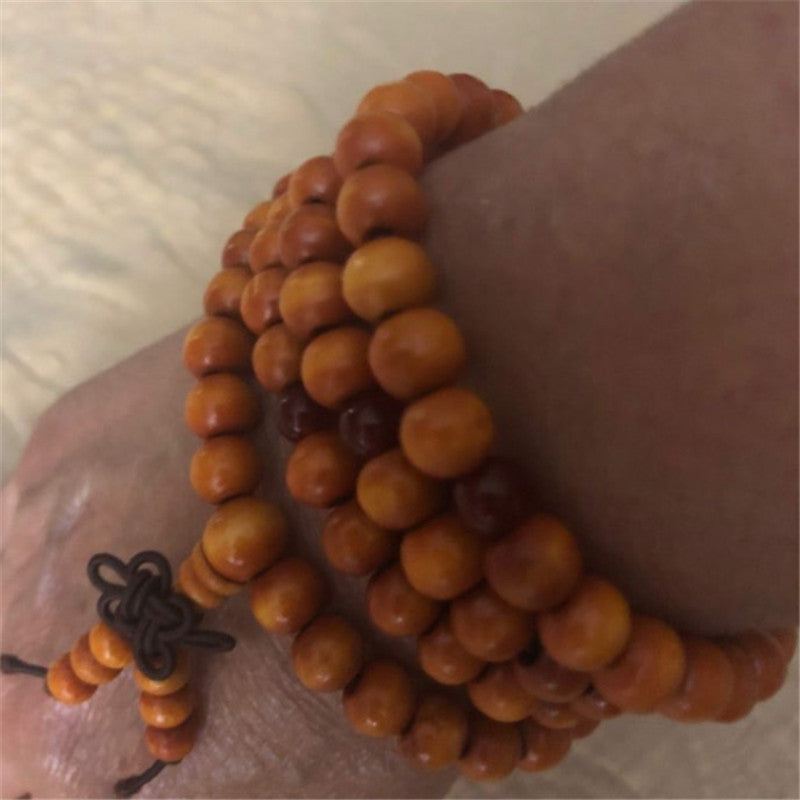 108 rosary chicken wings wooden bracelet