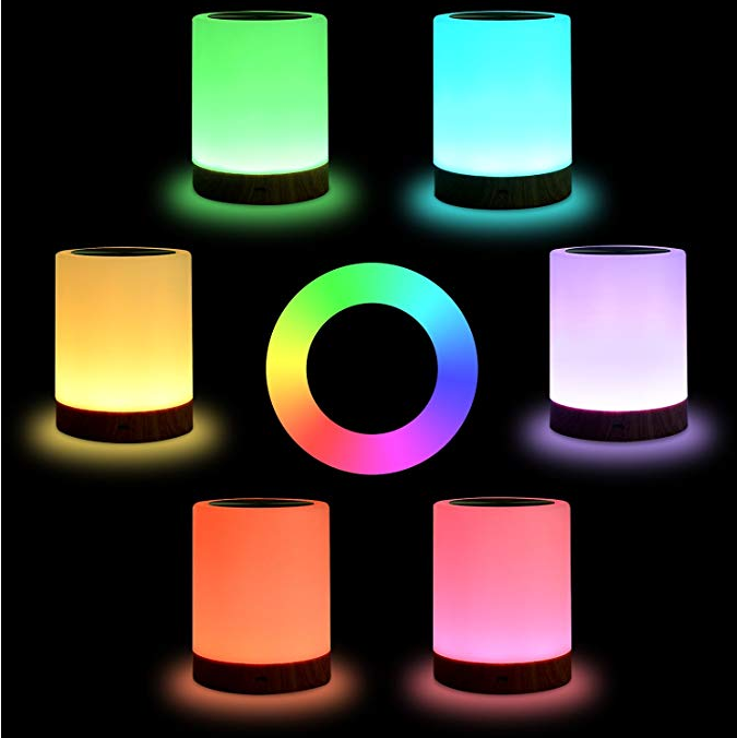 Wood grain charging night light