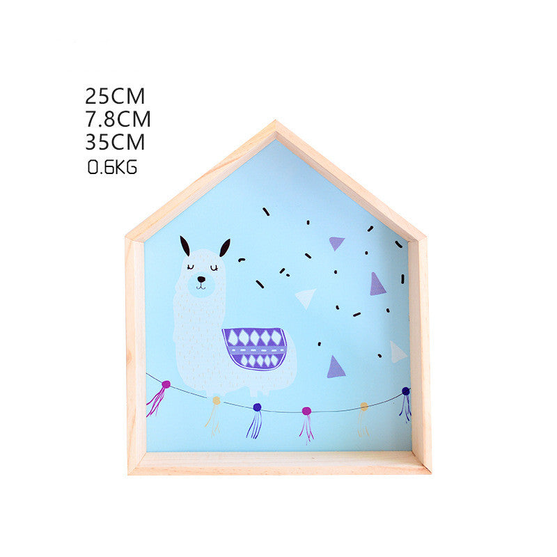 Room wall storage shelf decoration shelf