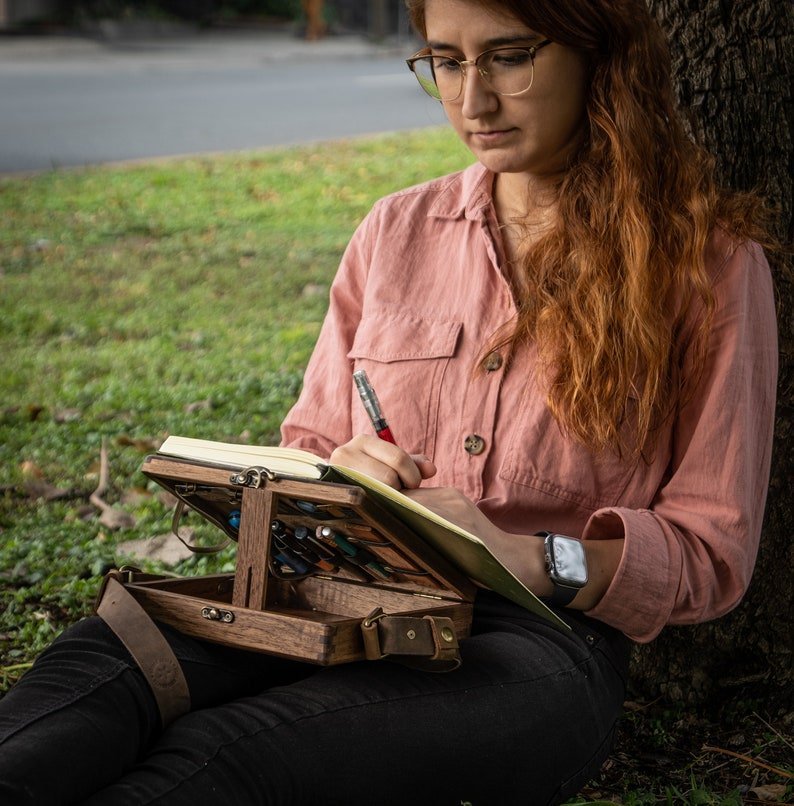 Writers Messenger Wood Box Writers Messenger A5 Briefcase