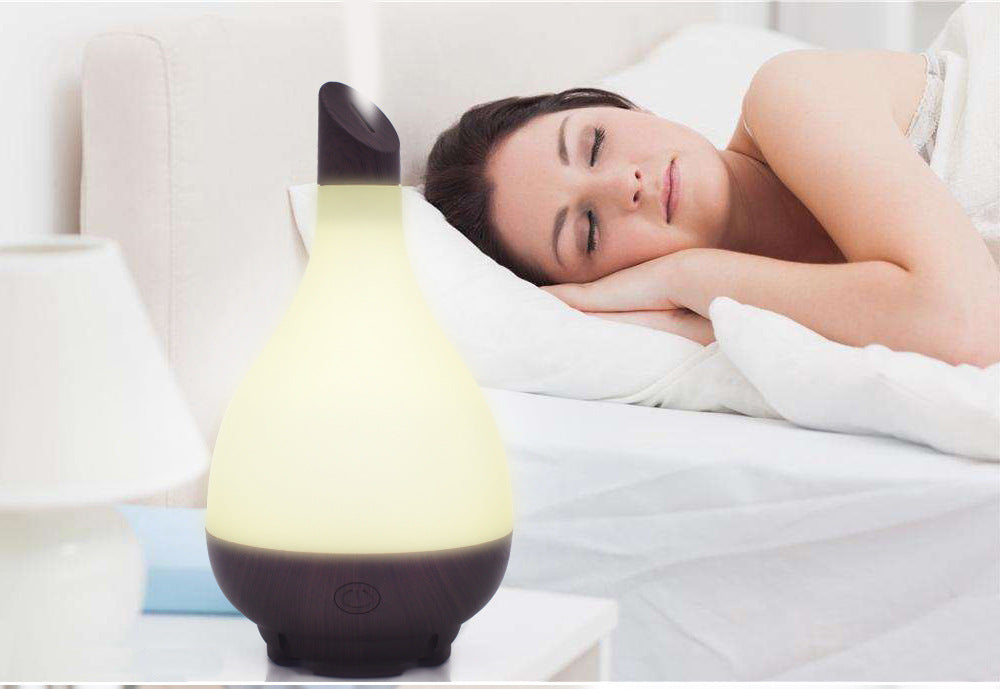 Water drop wood grain mini humidifier