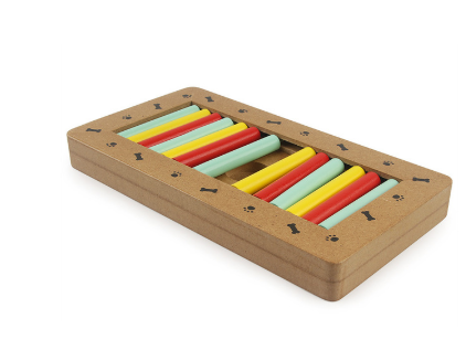 Pet dog, puzzle toy new wooden play feeding multi-functional pet toys