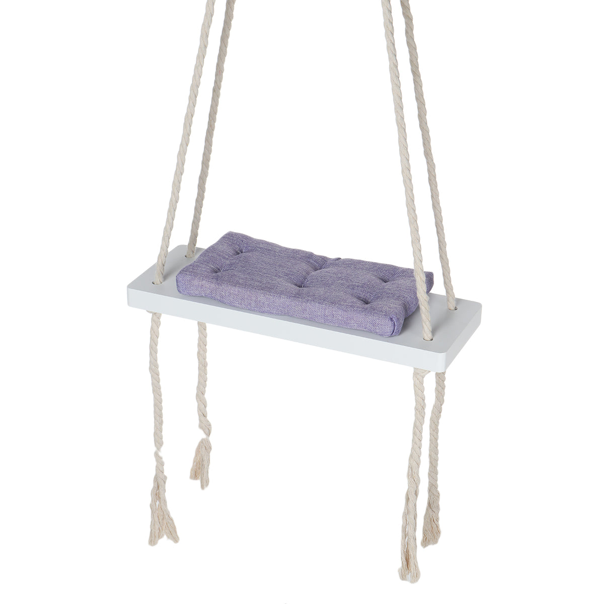 Tassel Swing Children's Room Living Room Hanging Chair Solid Wood Board Suspension