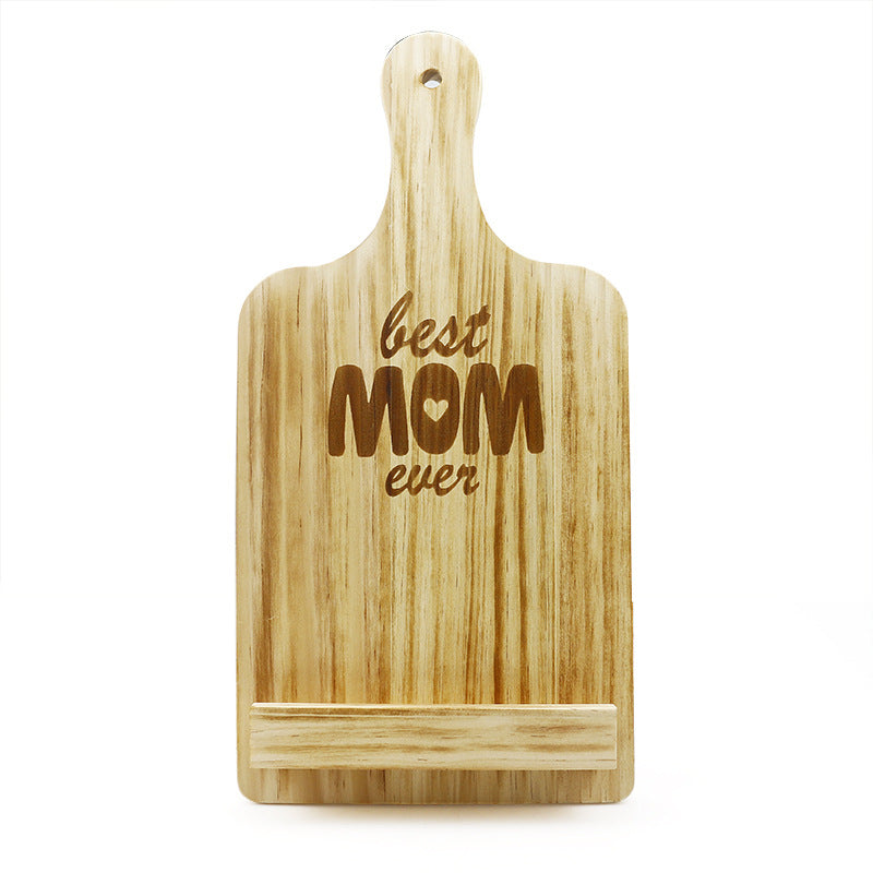 Fashion Personality Home Cookbook Wooden Stand