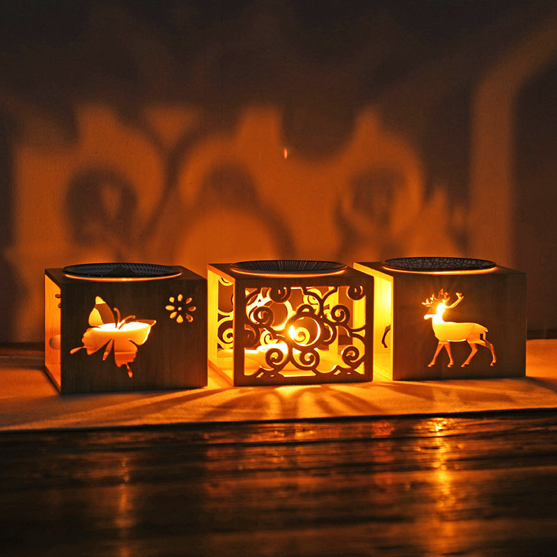 Bamboo Candle Lamp Aromatherapy Lamp