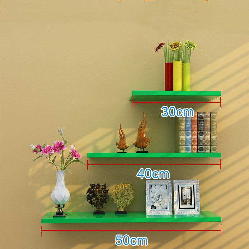 Traceless wall hanging shelf background wall shelf