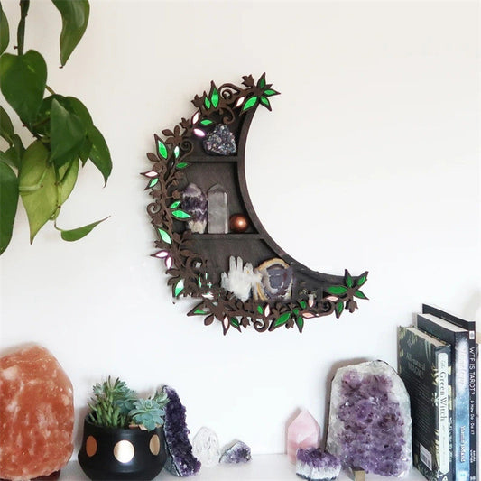 Botanical Mirror Crystal Shelf Botanical Mirror Crystal Shelf