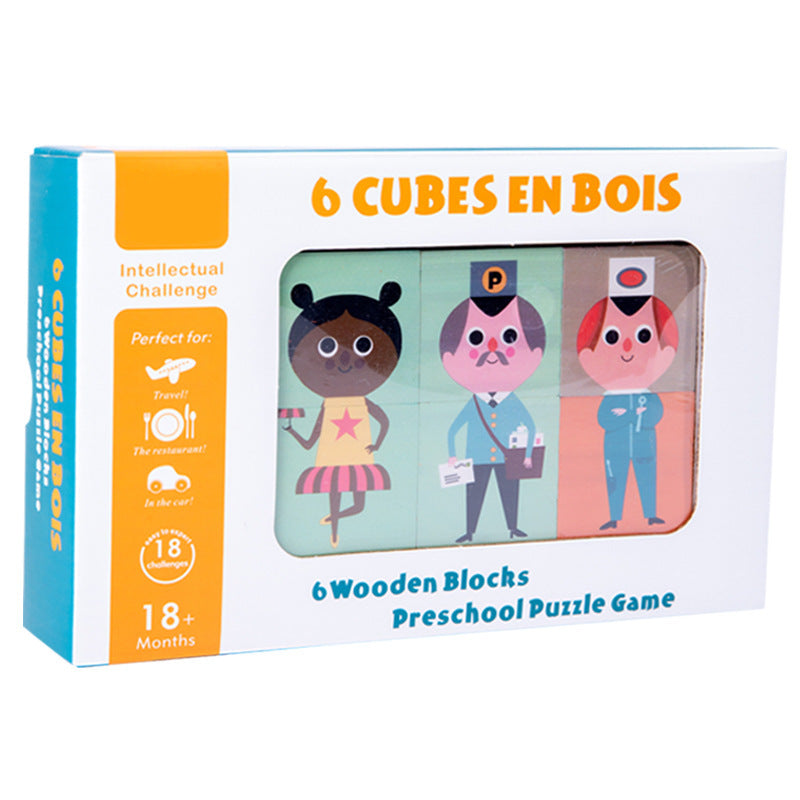 3D standing volume wooden toys
