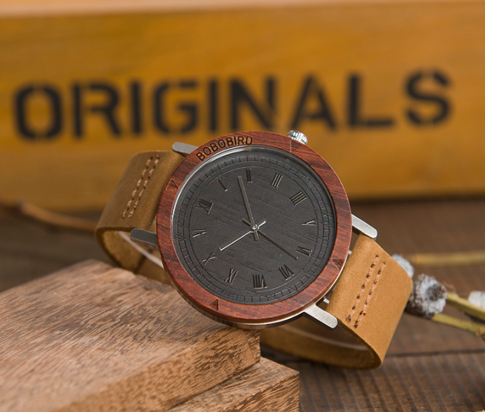 Bamboo wood watch