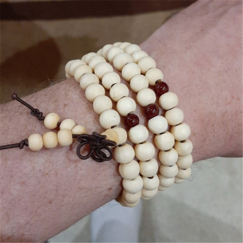 108 rosary chicken wings wooden bracelet
