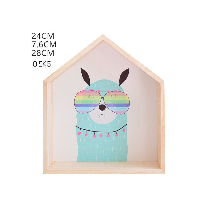 Room wall storage shelf decoration shelf