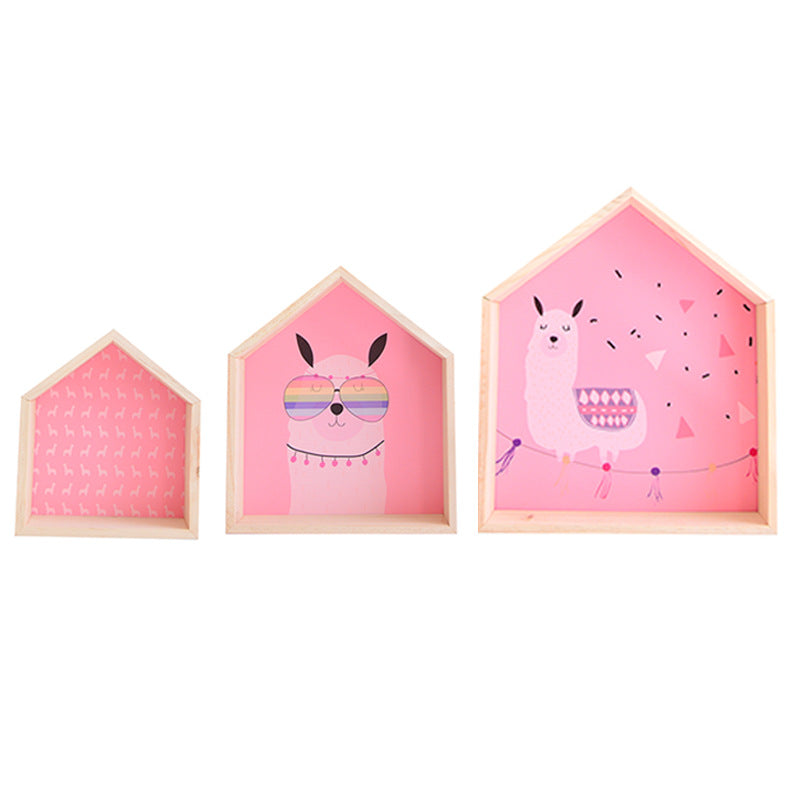 Room wall storage shelf decoration shelf