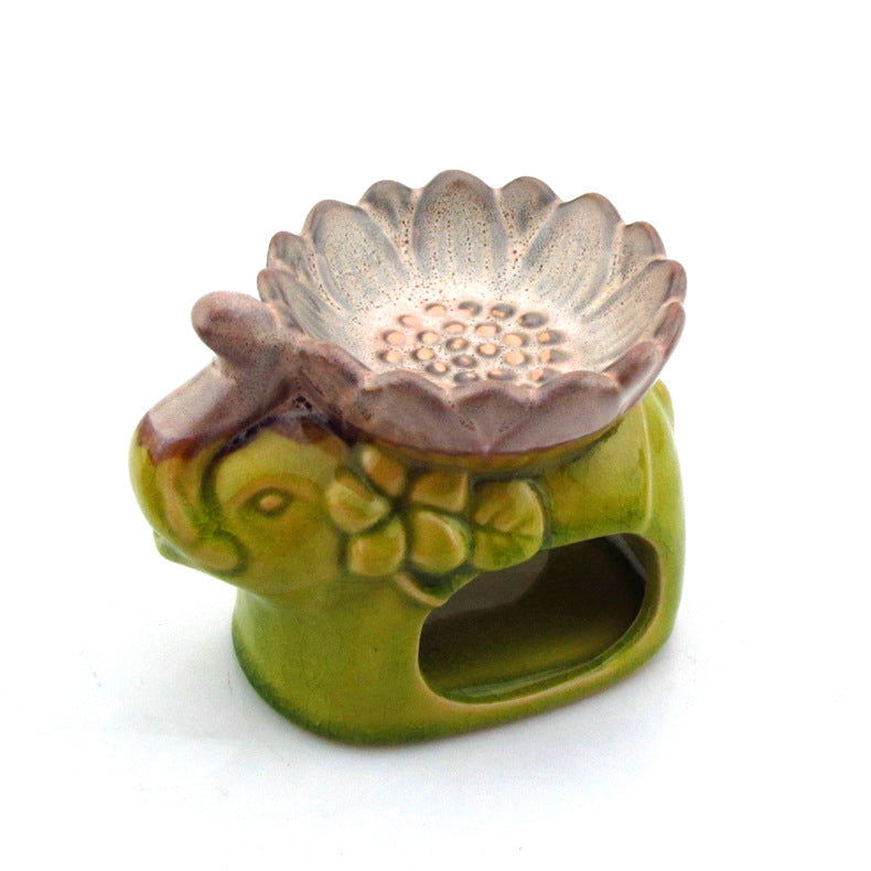 Lotus elephant aromatherapy stove