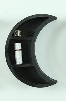 Crystal Shelf Wooden Moon Decoration Shelf