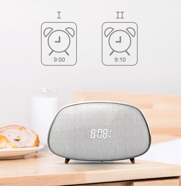 Retro Wood Grain Cloth Covered New Bluetooth Speaker