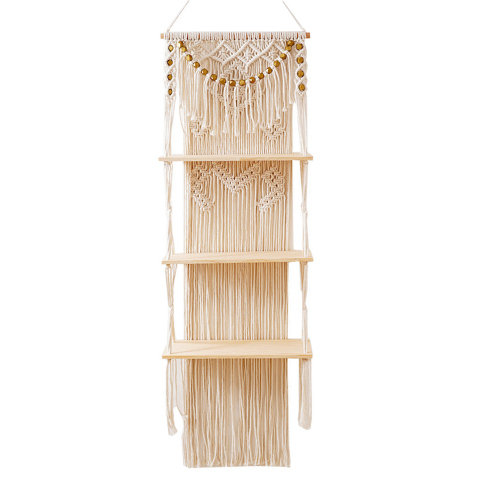 New Bohemian Handwoven Tapestry Shelf