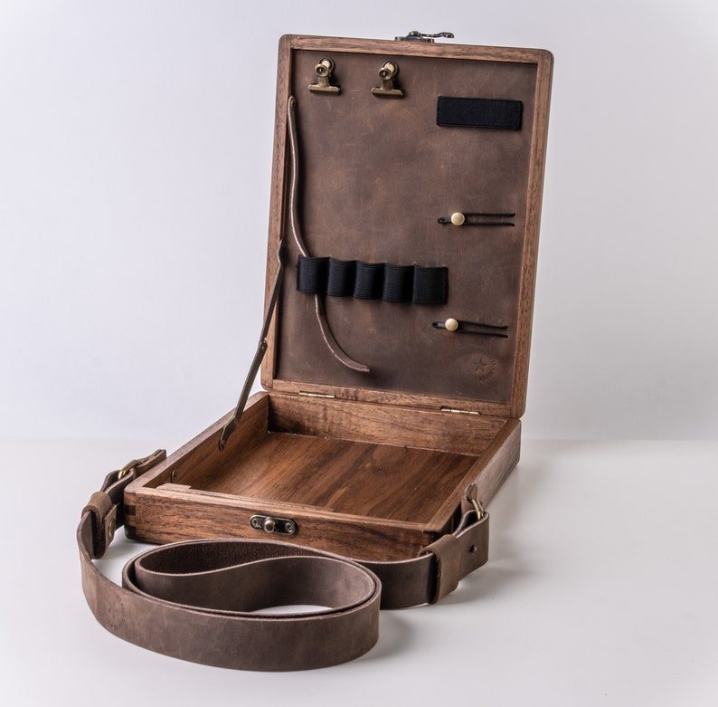 Writers Messenger Wood Box Writers Messenger A5 Briefcase
