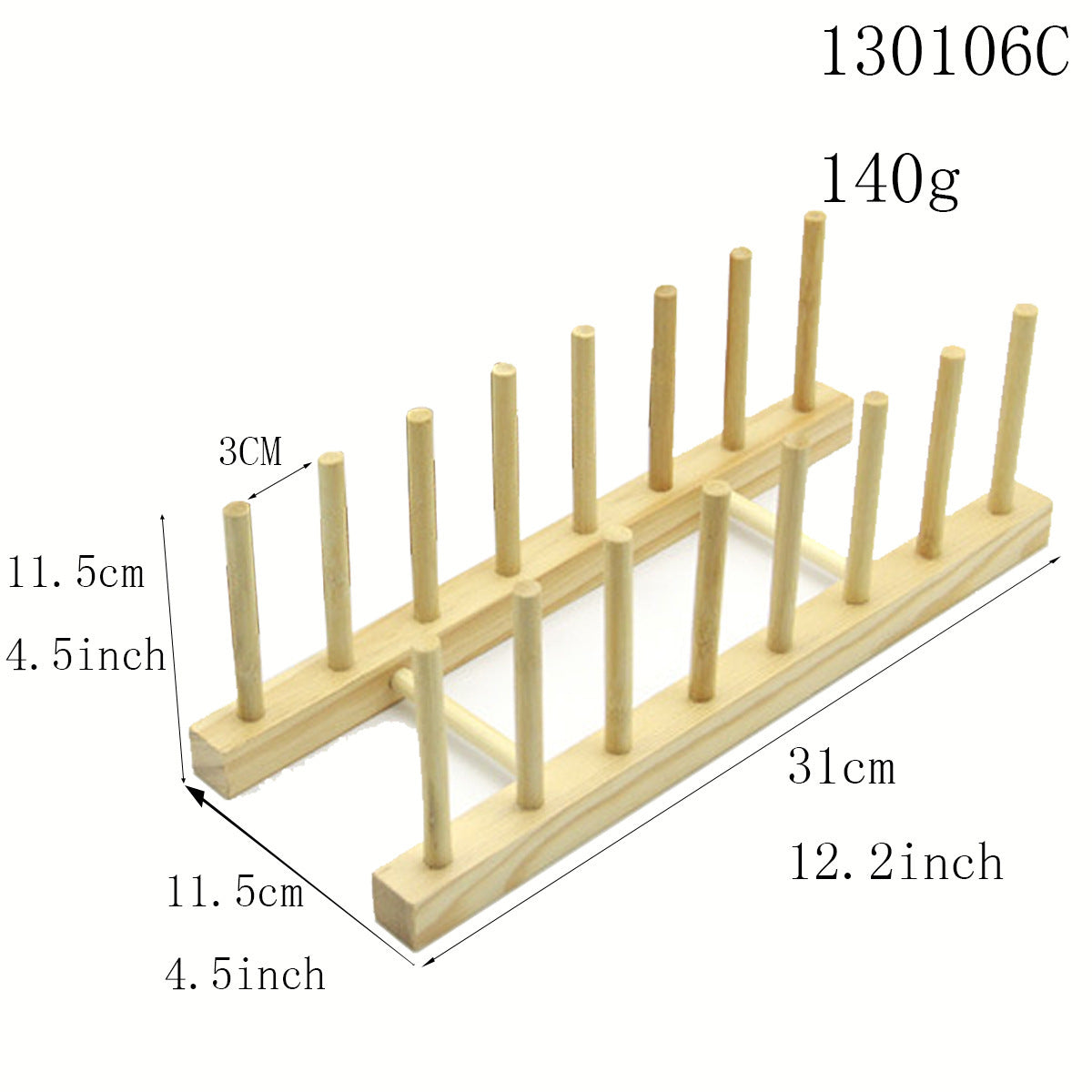 Wooden Bookshelf Home Decoration Storage Rack