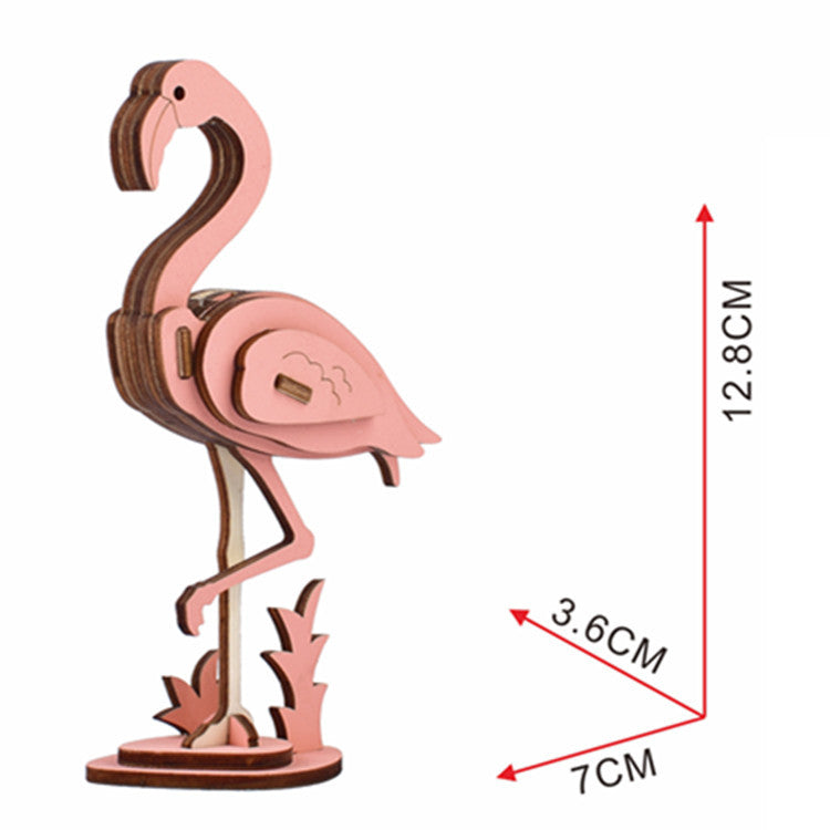Wooden Puzzle Stereo Puzzle DIY Handmade Children