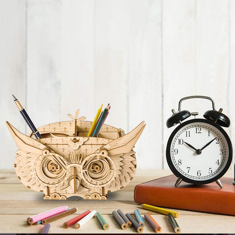 3D Puzzle Handmade DIY Wooden Assembled Desktop Ornament