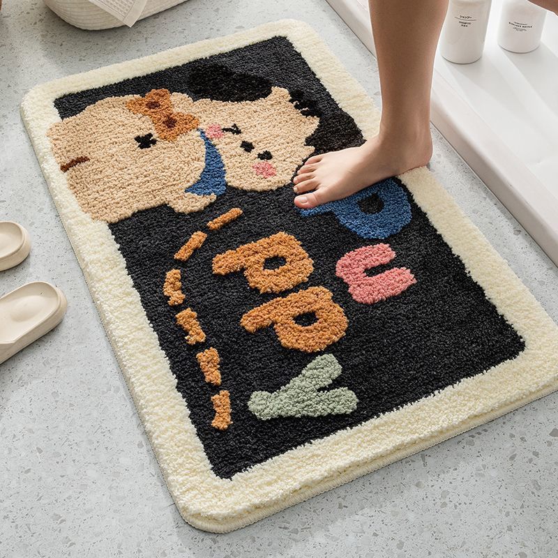 Cartoon Household Bathroom Mats Bathroom Absorbent Non-slip Mat